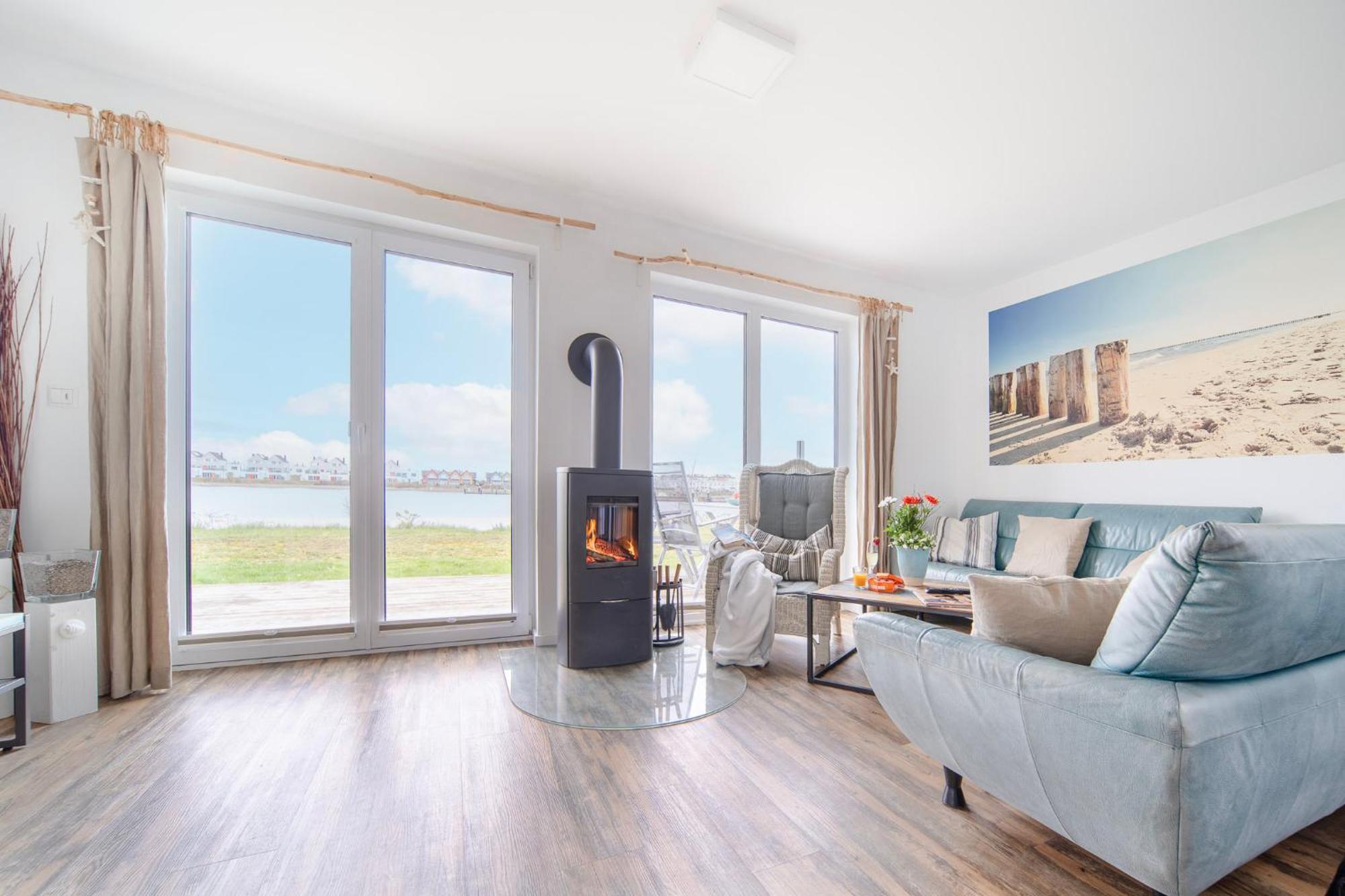 אולפניץ Ferienhaus Lieblingsplatz By Seeblick Ferien Oro, Direkte Wasserlage,Sauna,Kamin מראה חיצוני תמונה