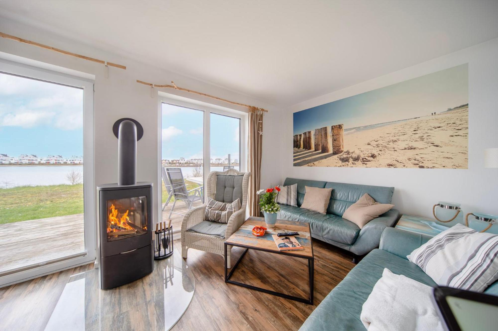 אולפניץ Ferienhaus Lieblingsplatz By Seeblick Ferien Oro, Direkte Wasserlage,Sauna,Kamin מראה חיצוני תמונה